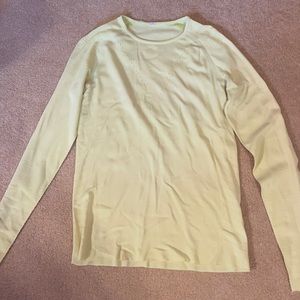 Yellow Lululemon Long Sleeve top! Size 6!
